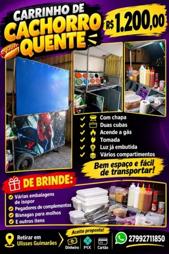 Carrinho de cachorro-quente