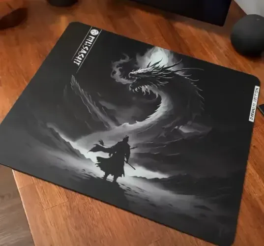 Mousepad de Vidro Peel 3 Musashi Darkness