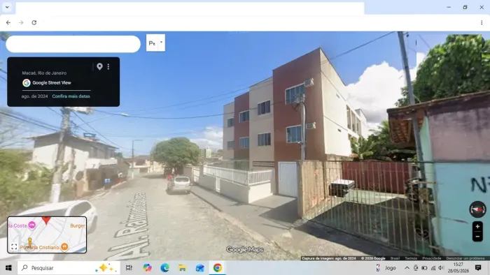Apartamentos mobiliados para locação na Glória em Macaé/RJ, 01 Quarto e Garagem e Internet