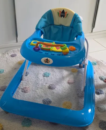 Andador bebê azul