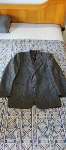 Blazer Lã Angelo Litrico Cinza Tam. 46/M Casual Usado Favor Ler Descrição