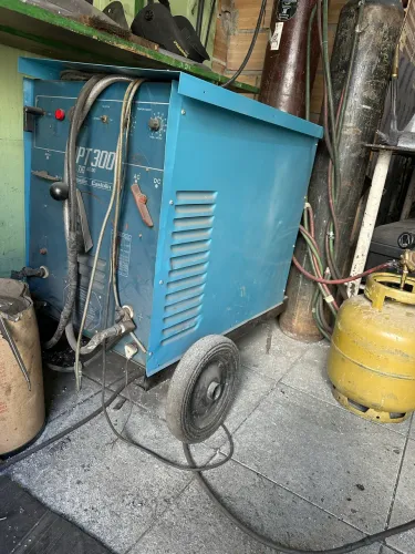 Máquina de solda alumínio inox ac dc industrial
