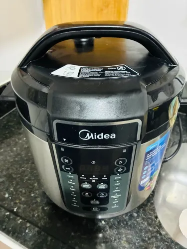 Panela de pressão elétrica 6l Inox