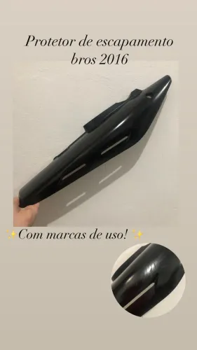 PROTETOR DE ESCAPAMENTO BROS 160 2016 ORIGINAL HONDA