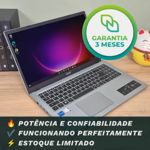 Notebook Acer Aspire 15,6 Core I5 1135g7 8gb Ssd 240gb W11