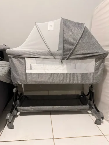 Berço Para Bebê Moisés Balanço Portátil Co-Bed Com Colchão até 50kg 