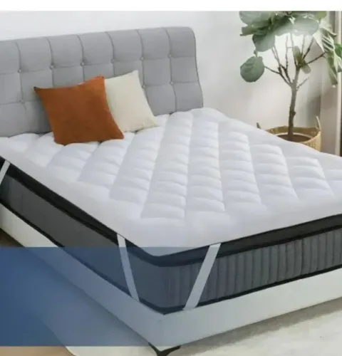 Pillow Top Protetor Colchão Cama Casal 400 Fios Toque Macio