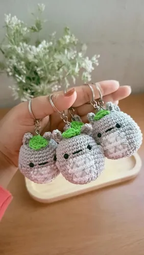 Chaveiros personalizados Amigurumi Crochê