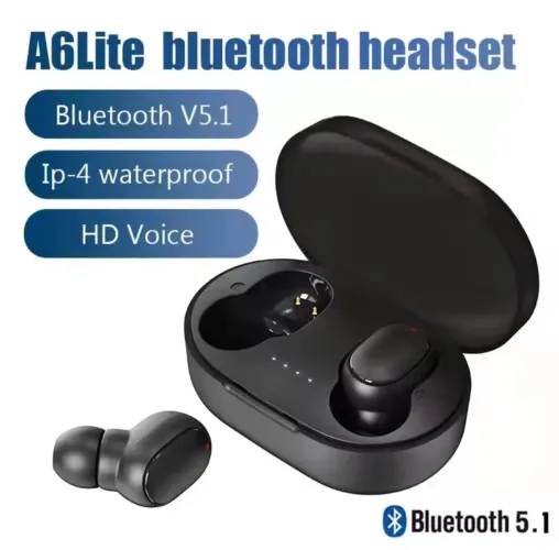Fone de Ouvido Sem Fio A6S TWS Bluetooth - Novo e Pronta Entrega