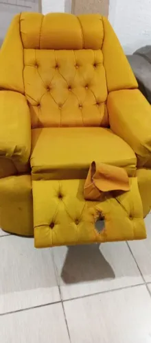 Cadeira do papai retrátil com suporte para copo
