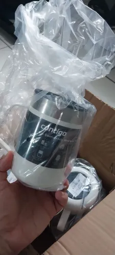 Copo Térmico Caneca Térmica Inox, parede dupla vácuo, com tampa