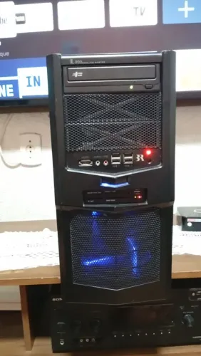 CPU gabinete Pc gamer core i3 12gb memória hd320 wi-fi HDMI VGA windows 10