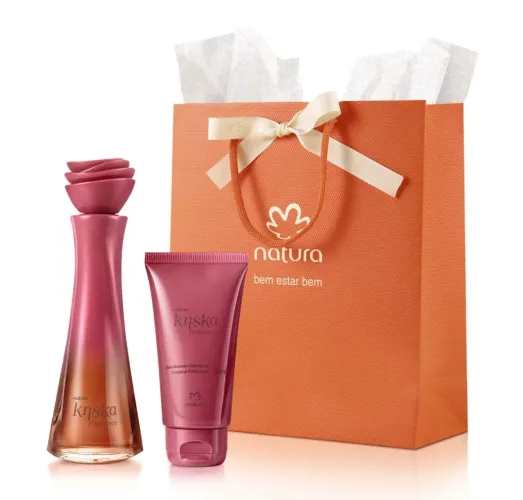 Presente Natura Kriska Romance Deo Parfum +Hidratante corporal - Lacrado, Pronta entrega