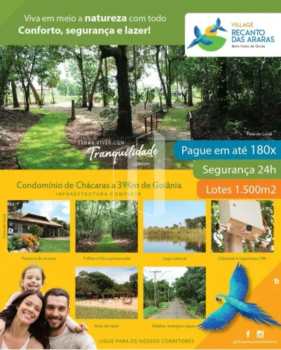 Chácara em Condomínio Recanto da Mata - Bela Vista de Goiás, GO
