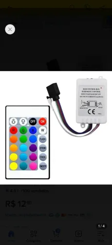 Lote de Controladora pra fita de led
