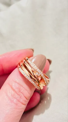 Anel Triplo Rose Pandora