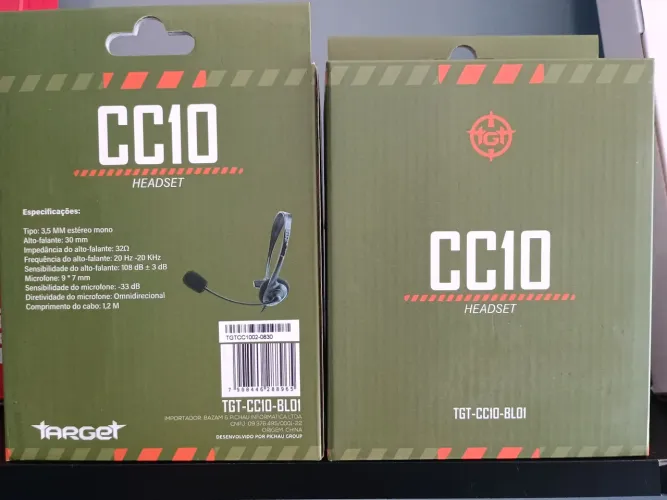 Headset CC10 TGT-CC10-BL01