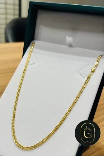 Cordão de ouro grumet de máquina 6.1g ( LOJA )