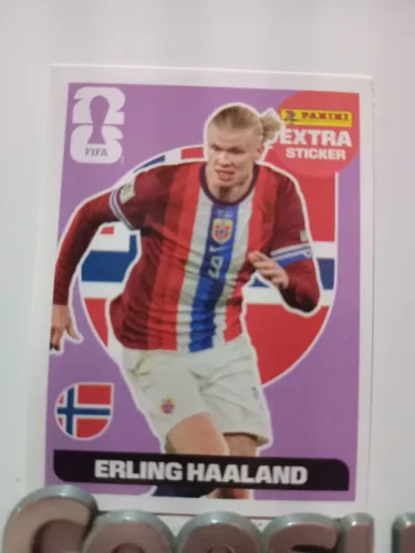 Figurinha da copa Extra Haaland