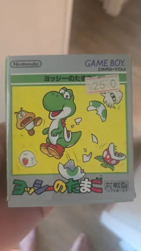 Cartucho Game Boy na caixa