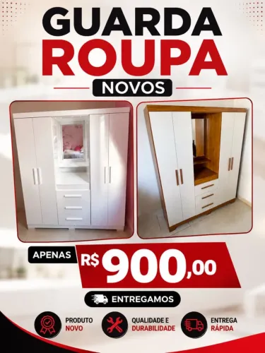 GUARDA ROUPA NOVOS