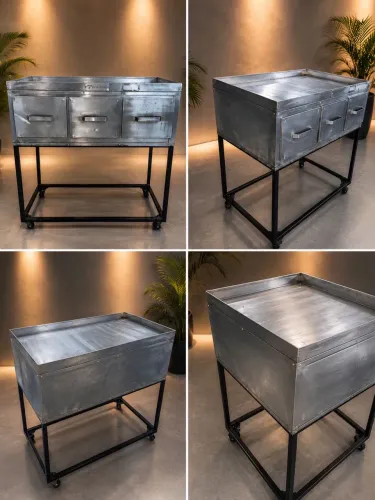 Gaveteiro de inox