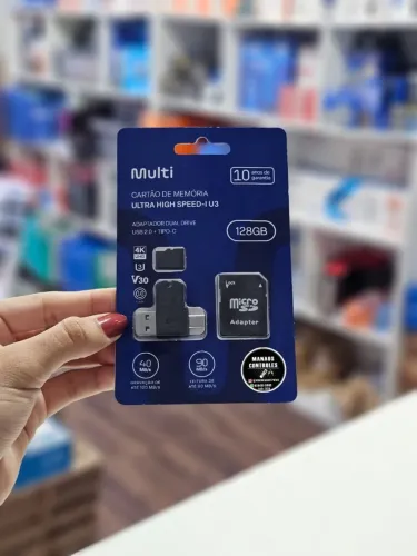 Cartão de memória completo 128GB .
