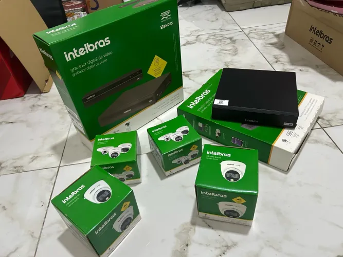 KIT DVR 4 CANAIS INTELBRAS