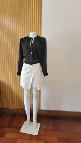 Short saia branco concept tam 36