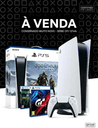 Playstation 5 FAT com leitor firmware 13.60