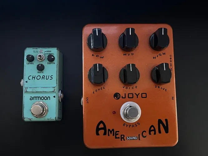 Pedal de efeito Chorus + Pre e Drive