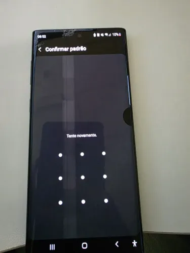 Samsung Galaxy Note 10 com S Pen - Funcionando | Tela com Trinca e Risco | R$ 650