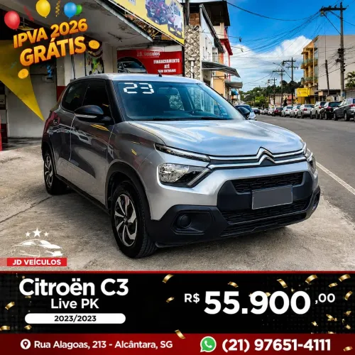 Citroen C3 Live Pack 1.0 Flex 6V 5P Mec. 2023