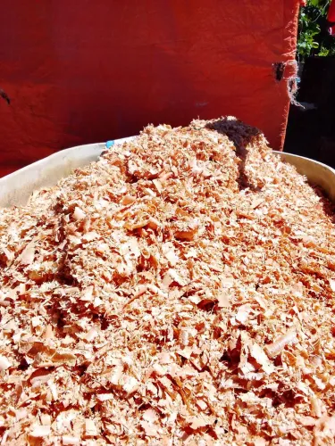 Cascalho de madeira
