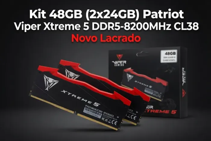 Memoria ram ddr5 2x24 8200 mhz