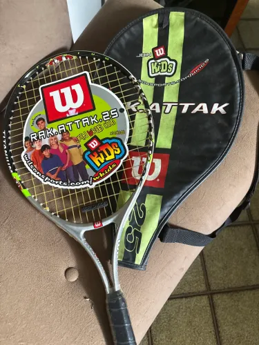 Raquete Wilson Infantil Rak Attak 25 - Nova c/ Capa Original