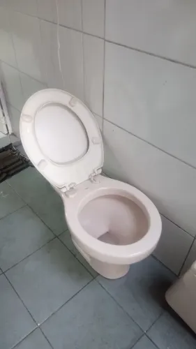 Vaso Sanitário c/ caixa acoplada cor salmão