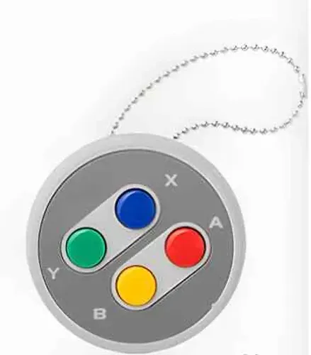 Nintendo Capsule Toy Controller Button Vol.2 Key Chain Japan - Super Famicom