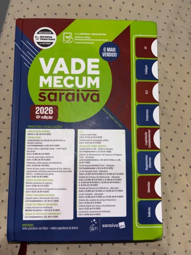 Vade Mecum Saraiva Tradicional - 41a Edição 2026