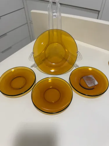 KIT DURALEX MARROM - 1 PIRES CHÁ + 3 PIRES CAFEZINHO