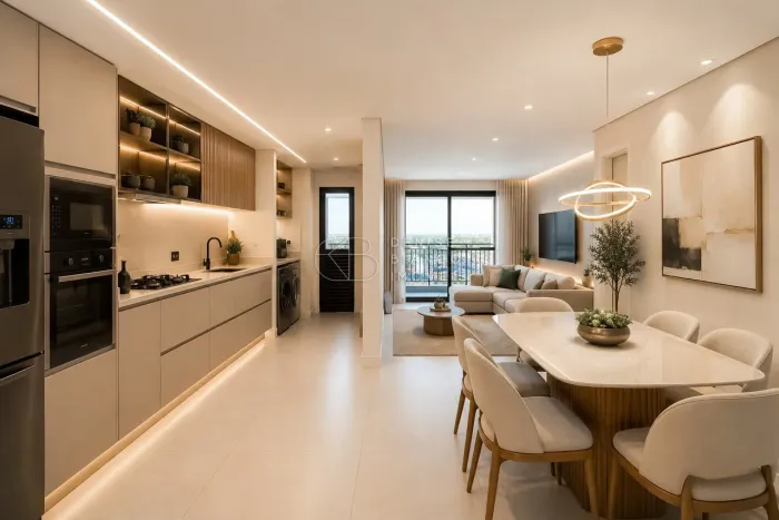 Apartamento novo, 81m2, 3 quartos, próximo ao Jd Botânico,1 vaga.