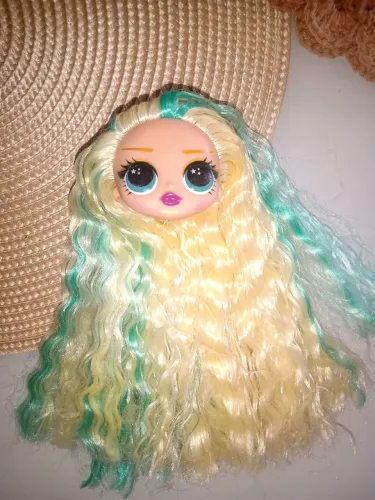 Cabeça de Boneca LOL loira