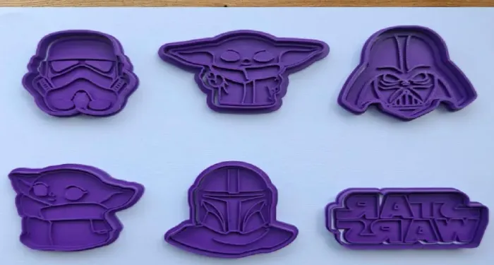 Cortador de Biscoito Star Wars 6 Peças