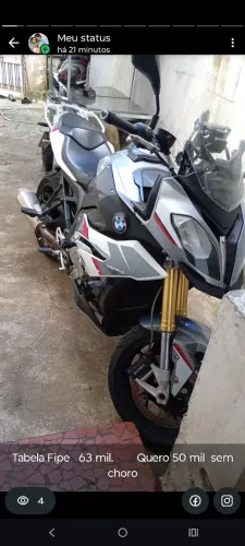 Moto BMW s1000 XR. A mais Barata da olx. Moto esportiva  e. Confortável potente    pelo pr
