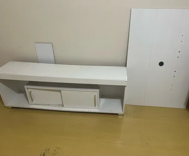 Rack com painel 