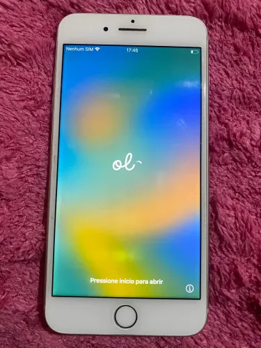 IPhone 8 plus silver/64 Gb sem risco/ou detalhe. S/ capinha ou acessório somente aparelho