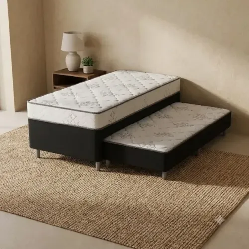 Cama Box Solteiro com Auxiliar EM ESTOQUE