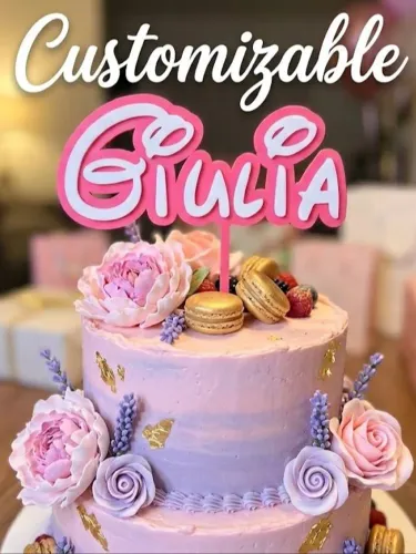Topo de Bolo Personalizado.