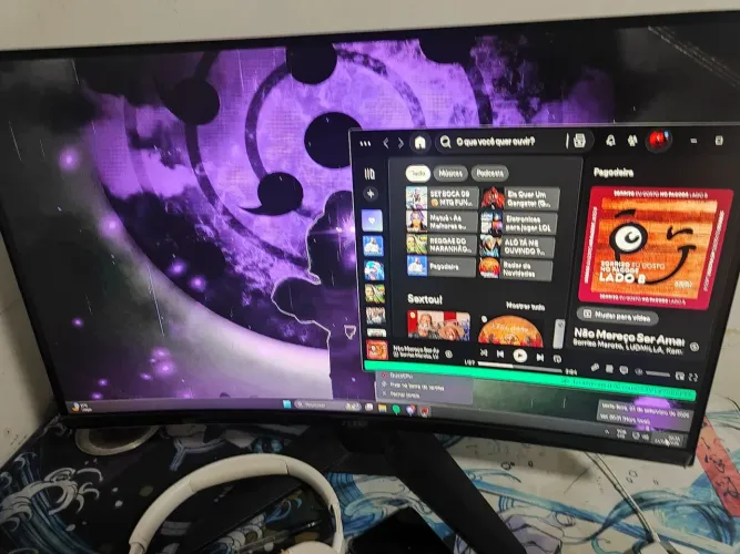 Monitor 280 hz curvo gamer