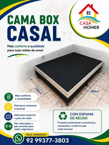Cama Casal Nova.. Entrega grátis .. 03